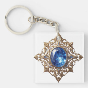 Sapphire – The Stone of Truth and Wisdom´8 Schlüsselanhänger