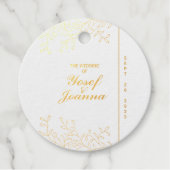 Sapphire Wedding Geschenkanhänger (Vorderseite)