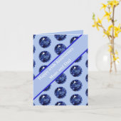 Sapphire zum 65. Jahrestag Karte (Gelbe Blume)