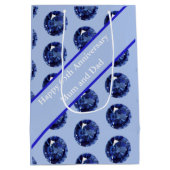 Sapphire zum 65. Jahrestag Mittlere Geschenktüte (Rückseite)