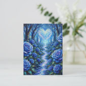 SapphireRosePath Postkarte (Stehend Vorderseite)