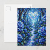 SapphireRosePath Postkarte (Vorne/Hinten)