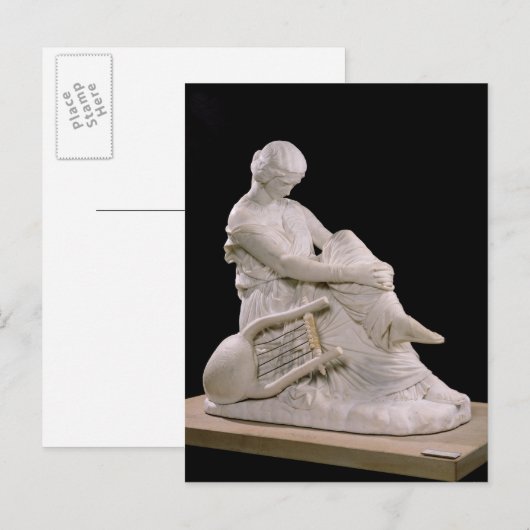 Sappho, 1852 postkarte (Vorne/Hinten)