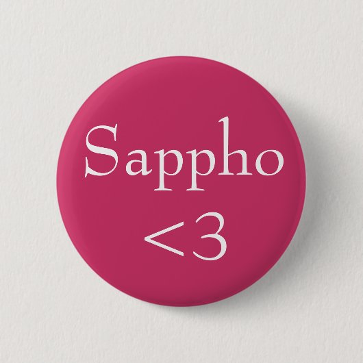 Sappho <3 button (Vorderseite)