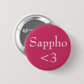 Sappho <3 button (Vorne & Hinten)