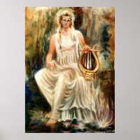 Sappho and her Lydian lyre
