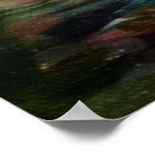 Sappho and her Lydian lyre Poster (Ecke)