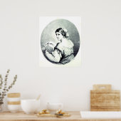 Sappho, graviert in Pye, 1774 Poster (Küche)