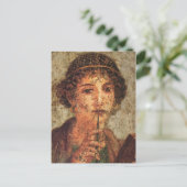 Sappho Postkarte (Stehend Vorderseite)