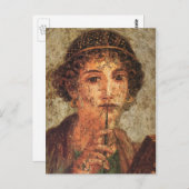 Sappho Postkarte (Vorne/Hinten)