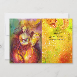 SAPPHO, TANZ, MUSIK UND POESIE, Goldene Funken Einladung