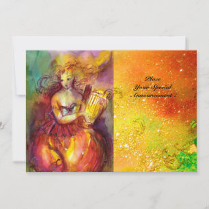 SAPPHO ,TANZ ,MUSIK UND POESIE, Goldene Funken Einladung