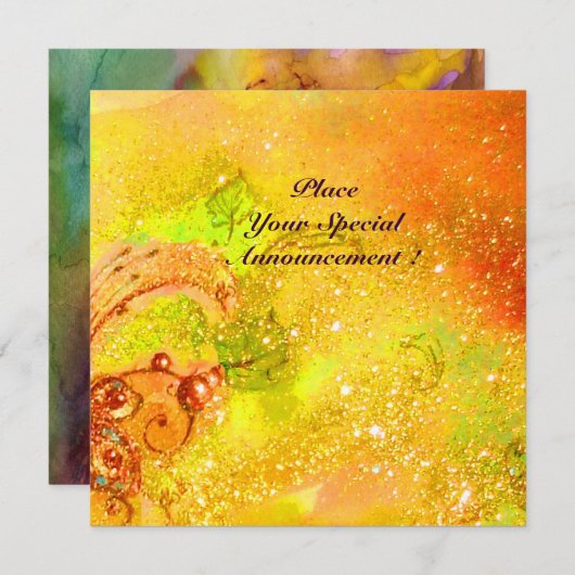 SAPPHO, TANZ, MUSIK UND POETRY, Glitzern Ankündigung (Vorne/Hinten)