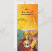 SAPPHO, TANZ, MUSIK UND POETRY, Glitzern Einladung (Rückseite)