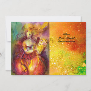 SAPPHO, TANZ, MUSIK UND POETRY, Glitzern Einladung