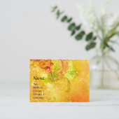 SAPPHO, TANZ, MUSIK UND POETRY, Glitzern Visitenkarte (Stehend Vorderseite)