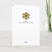 SAPPHO, TANZEN, MUSIK UND POETRY KARTE (Rückseite)