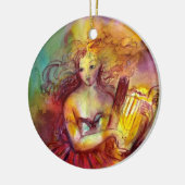 SAPPHO, TANZEN, MUSIK UND POETRY KERAMIK ORNAMENT (Links)