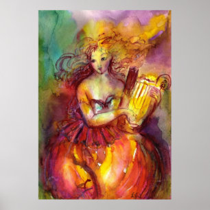 SAPPHO, TANZEN, MUSIK UND POETRY POSTER