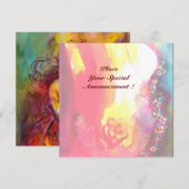 SAPPHO,TANZMUSIK UND POETRY,Gold Glitzern Ankündigung (Vorne/Hinten)