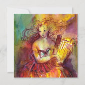 SAPPHO,TANZMUSIK UND POETRY,Gold Glitzern Ankündigung (Rückseite)