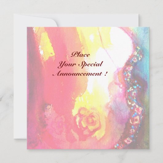 SAPPHO,TANZMUSIK UND POETRY,Gold Glitzern Ankündigung (Vorderseite)