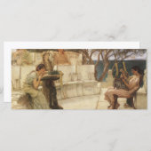 Sappho und Alcaeus von Sir Lawrence Alma Tadema (Vorne/Hinten)