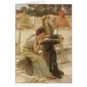 Sappho und Alcaeus von Sir Lawrence Alma Tadema (Vorne)