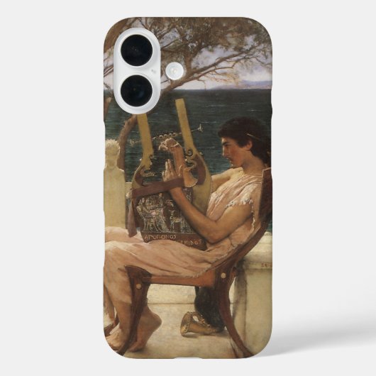 Sappho und Alcaeus von Sir Lawrence Alma Tadema Case-Mate iPhone Hülle (Rückseite)