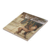 Sappho und Alcaeus von Sir Lawrence Alma Tadema Fliese (Seite)