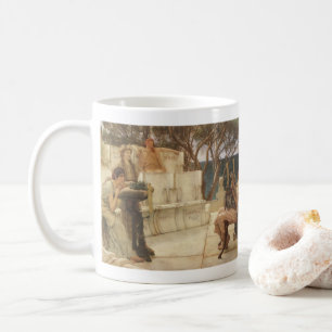 Sappho und Alcaeus von Sir Lawrence Alma Tadema Kaffeetasse