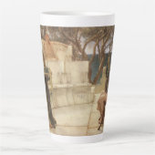 Sappho und Alcaeus von Sir Lawrence Alma Tadema Milchtasse (Vorderseite)