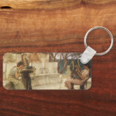 Sappho und Alcaeus von Sir Lawrence Alma Tadema Schlüsselanhänger (Vorderseite)