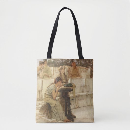Sappho und Alcaeus von Sir Lawrence Alma Tadema Tasche (Vorderseite)
