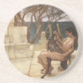 Sappho und Alcaeus von Sir Lawrence Alma Tadema Untersetzer (Vorne)