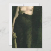 Sappho von Charles Auguste Mengin Einladung (Vorderseite)