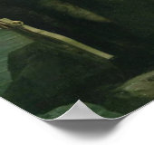 Sappho von Charles Auguste Mengin Poster (Ecke)