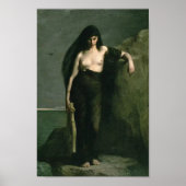 Sappho von Charles Auguste Mengin Poster (Vorne)