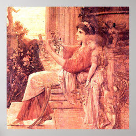 Sappho von gustav klimt, Vertretung des Griechisch Poster