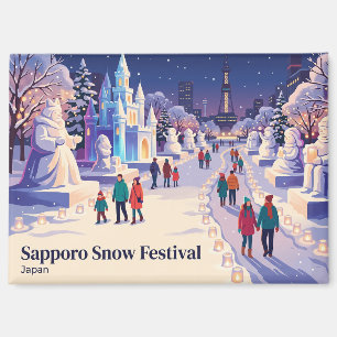 Sapporo-Schneefestival Japan Magnet