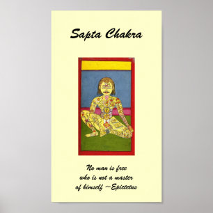 Sapta Chakra - Plakat/Druck Poster