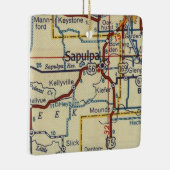 Sapulpa Oklahoma Retro Keramikornament (Rechts)