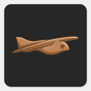 SAQQARA BIRD Ancient Alien Theorist Ägypten Artifa Quadratischer Aufkleber