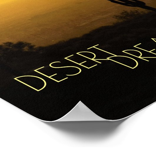 Saquaro Cactus Arizona Poster (Ecke)