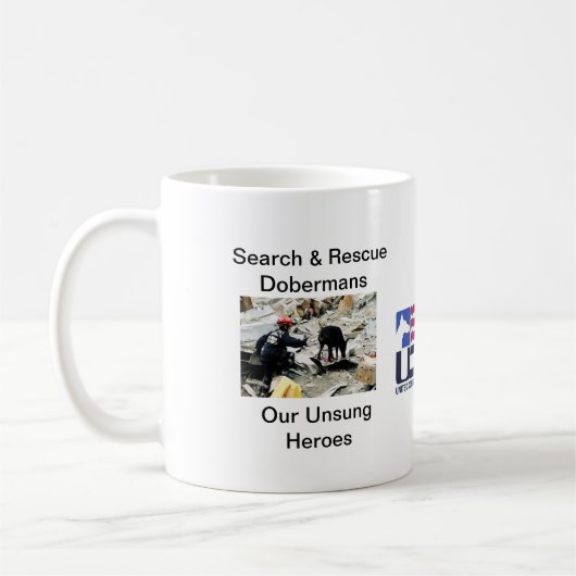 Sar-Dobermann-Tasse Kaffeetasse (Links)