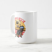 SAR K-9 Berufliche Hunde suchen und retten Kaffeetasse (Vorderseite Links)