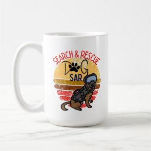 SAR K-9 Berufliche Hunde suchen und retten Kaffeetasse