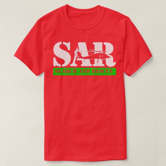 SAR Suche und Rettung T-Shirt (Design vorne)