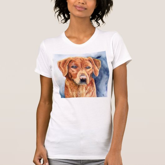 Sara der goldener Retriever-T - Shirt (Vorderseite)
