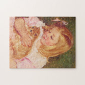 Sara Holding a Cat | Mary Cassatt Puzzle (Horizontal)